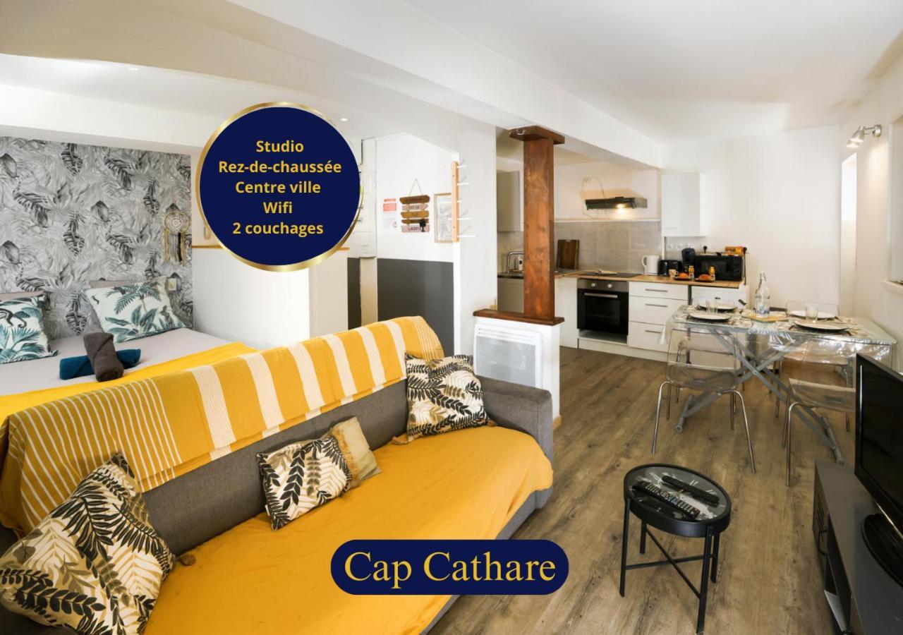 Ferienwohnung Le Cathare-Limoux-Wifi-Parking Free-Oc-Keys Exterior foto